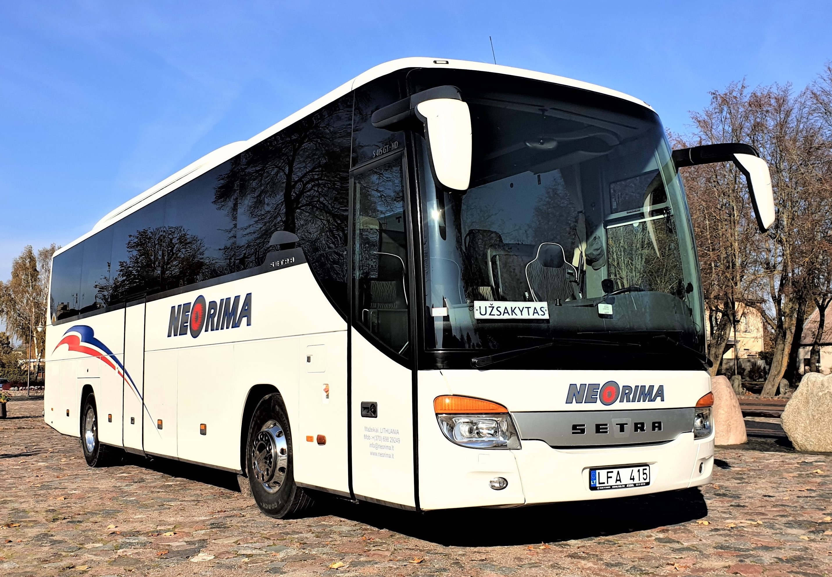 Setra 415 GT-HD autobusas nuomai